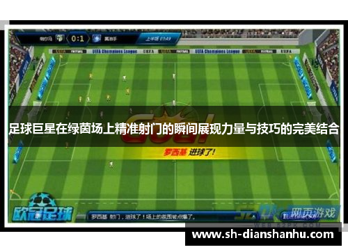 足球巨星在绿茵场上精准射门的瞬间展现力量与技巧的完美结合