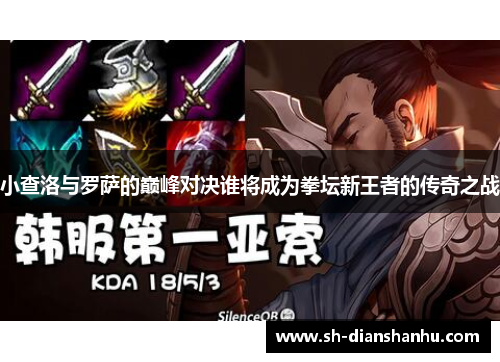 小查洛与罗萨的巅峰对决谁将成为拳坛新王者的传奇之战